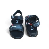 Erkek Çocuk Cırtlı Hafif Rahat Taban Sandalet Siyah thumbnail 5