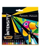 Bic İntensity Premium 12 Renk Keçeli Boya Kalemi thumbnail 1