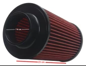 Hava Filtresi Performans 76mm K&N Kırmızı DAHI76 - 4