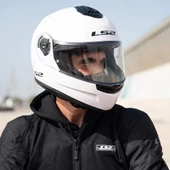 LS2 STROBE 2 BEYAZ KASK M - 3