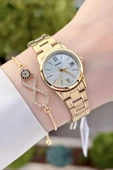Casio CSISTE71 Gold Renk Hediye Paketli Kadın Kol Saati - 4