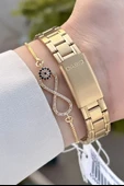 Casio CSISTE71 Gold Renk Hediye Paketli Kadın Kol Saati - 5