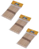Puti Ahşap Natural Çubuk 50 li 4612 3 lü Set - 1