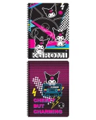 Keskin Color Kuromi 80 Yaprak Karton Kapak Defter 2 li Set 3 - 1