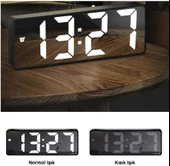 Alfalink LED Dijital Masa Saati Termometre Alarm thumbnail 4