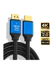 Alfalink AL-HD4K10 HDMI to HDMI 10m Metal v2.0 4K (4096*2160) Kablo - 1