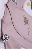 Babyhola Leopar Desen Kız Bebek Yenidoğan 8'li Tulum Seti 0-3 Ay Hediyelik Hastane Çıkışı 5016 - 11