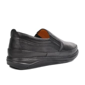 Ayakmod 478 Siyah Erkek Hakiki Deri Slip On Ayakkabı - 4