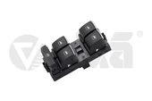 5G0959857C Cam Açma Anahtarı 4'lü Krom 10 Fiş - Golf 7-Arteon-Passat-Touran - 1
