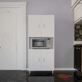 MODİLAYN ARZU 68,6 x 130 cm Fırın Bölmeli Mutfak & Banyo Dolabı thumbnail 4