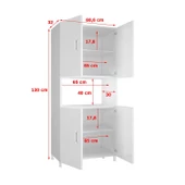 MODİLAYN ARZU 68,6 x 130 cm Fırın Bölmeli Mutfak & Banyo Dolabı thumbnail 5