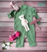 % 100 Organik Pamuklu Müslin Bebek Tulumu - Eoko-TEX Sertifikalı - 10