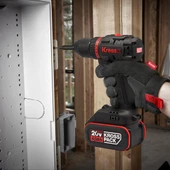 Kress Kua71 20Volt/4.0Ah Li-İon Çift Akülü Kömürsüz Profesyonel Şarjlı Matkap - 5