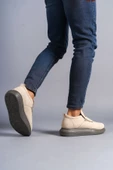 Hippo Bağcıksız Süet Erkek Günlük Sneaker Ayakkabı GT Bej - 3