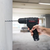 Kress Kuc12 12Volt/2.0Ah Li-İon Çift Akülü Kömürsüz Profesyonel Şarjlı Darbeli Matkap - 4
