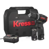 Kress Kuc12 12Volt/2.0Ah Li-İon Çift Akülü Kömürsüz Profesyonel Şarjlı Darbeli Matkap - 1