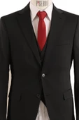 Yelekli Takım Elbise Slim Fit - 4