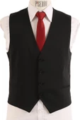 Yelekli Takım Elbise Slim Fit - 6