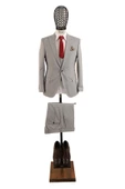 Yelekli Takım Elbise Slim Fit - 2