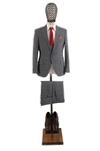 Yelekli Takım Elbise Slim Fit - 3