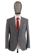 Yelekli Takım Elbise Slim Fit - 4