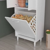 MODİLAYN Gamzem MUTFAK 55x138 cm Mutfak Erzak Kiler Depolama Düzenleyici Dolabı - 4