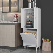 MODİLAYN Gamzem MUTFAK 55x138 cm Mutfak Erzak Kiler Depolama Düzenleyici Dolabı - 2