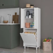 MODİLAYN Gamzem MUTFAK 55x138 cm Mutfak Erzak Kiler Depolama Düzenleyici Dolabı - 3