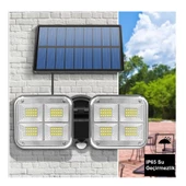 Alfalink Dış mekan için Solar Aydınlatma 120 LED, hareket sensörlü, IP65 su geçirmez,bahçe,şarjlı duvar lambası thumbnail 6