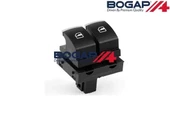 5K3959857B Cam Açma Anahtarı 2 'li Krom - Amarok-Caddy-Golf-Ibıza-Leon-Passat-Polo-Touran - 1