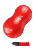 Delta Fıstık Şekilli Pilates Topu + Pilates Topu Pompası 90*45 - 2