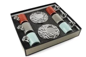 Mikasa Moor Lalin Silver 3 Renkli Asorti Silver 6'lı Kahve Finc - 4