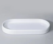 Selim Dekor Leaf Banyo Seti Beyaz-Altın thumbnail 4