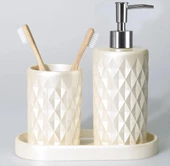 Selim Dekor Glowing Banyo Seti İnci thumbnail 4