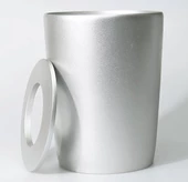 Selim Dekor Conical banyo Seti Gümüş - 2