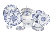 Lucky Art Royal Canterbury Granada 70 Parça Yemek Takımı Seti - 3