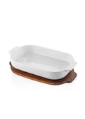 The Mia Woody Kapaklı Fırın Kabı 36x22 cm - 3
