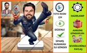 Bay Polis Karikatür Biblo,Sevgiliye Hediye,Doğum Günü Hediyesi - 1