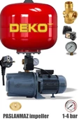 Otomatik Sistem Paket Hidrofor 4 Kat 4 Daire İtalyan Küre Paslanmaz Tanklı Jet Hidrofor Pompa Set - 2