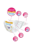 Paddlers Bebek Bezi 2 Numara Mini 80 Adet (3-6 Kg) Jumbo Paket - 2
