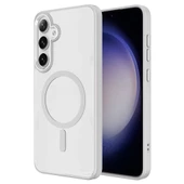 Samsung Galaxy S24 Plus Kılıf Magsafe Şarj Özellikli Krom Magsafe Silikon Kapak thumbnail 7