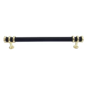 15 Adet Sarmaşık Kulp Siyah Altın Gold 160 mm Kulp Mobilya Mutfak Dolabı Çekmece Dolap Kapak Kulpu Kulbu Metal Kulpları - 7