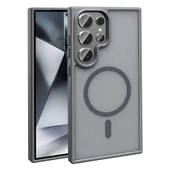 Galaxy S23 Ultra Kılıf Magsafe Şarj Özellikli Mat Arka Yüzey Sio Kılıf thumbnail 11