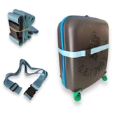 Premium Buz Mavisi Rengi Valiz Kemeri 6 adet - 1