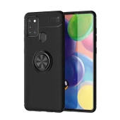 Galaxy A21S Yüzüklü Standlı Manyetikli Kamera Çıkıntılı Kılıf thumbnail 4