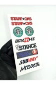 Starf CKS - StarFucks Coffee - Stance - Subway -Turkısh Hepsi bi Arada Hologramlı Çoklu Sticker - 2