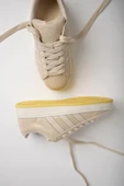 Muggo KAMPUS Garantili Kadın Ortopedik Günlük Bağcıklı Yürüyüş Koşu Sneaker Spor Ayakkabı - 2