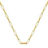 Ataç 14 Ayar Altın Zincir Kolye (3,5 mm Enli) 45 cm. - 1