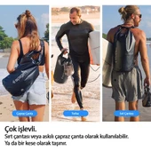 Spigen Aqua Shield WaterProof iPX6 Sertifikalı Su Geçirmez 2in1 Sırt Çantası 20L + 2L A630 Black - AMP04534 - 7