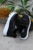 Fort Flet 207 Siyah Beyaz Fermuarlı Bağçıklı Dolgu Taban Kadın Spor Ayakkabı thumbnail 6